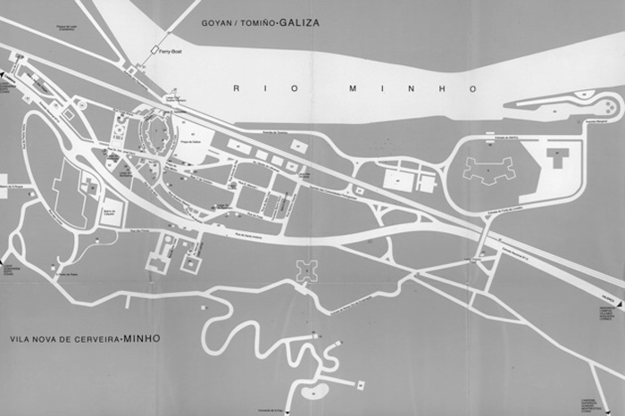 Tourist map of Vila Nova de Cerveira